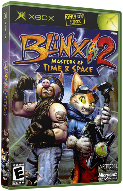 Blinx 2 - Masters of Time and Space (USA)3D boxes
